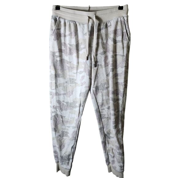 OLD NAVY Gray Camo High-Rise Casual Street Joggers SZ M - Picture 1 of 8